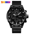 Hot selling Skmei 1309 leather quartz movement waterproof montre homme luxury japan movt watch sr626sw price hand watch for man